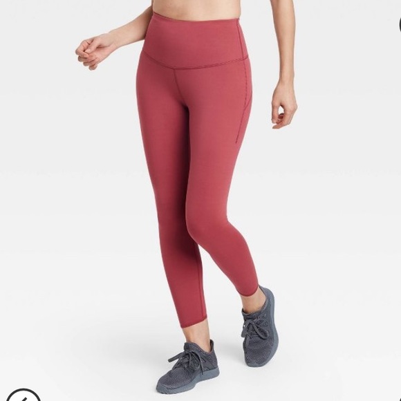 ORIG. $40 All in Motion Cranberry Women's Premium Ultra High-Waisted Leggings - Picture 2 of 14
